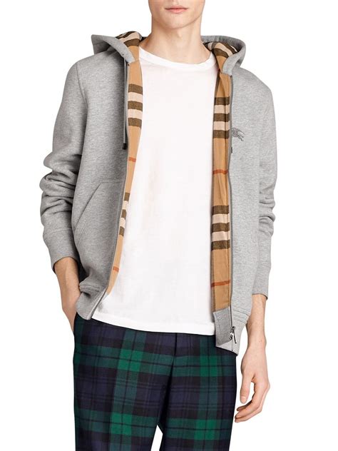 burberry sweatshirt mens sale|burberry zip up hoodie men.